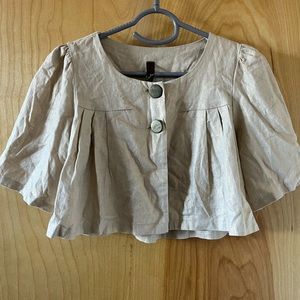 Gold Flecked Bolero Top